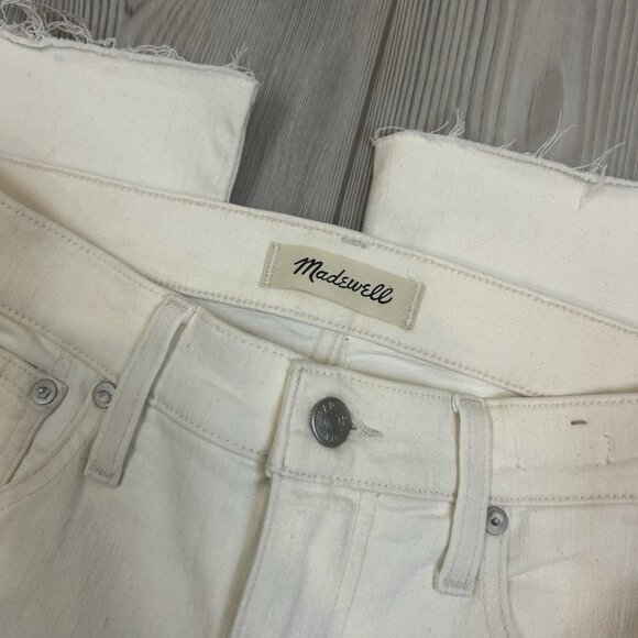 NWT Madewell Size 25 Kick Out Full-Length Jeans Vintage Canvas N0641 - Picture 4 of 16
